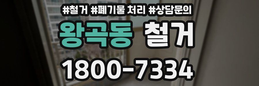 왕곡동 철거