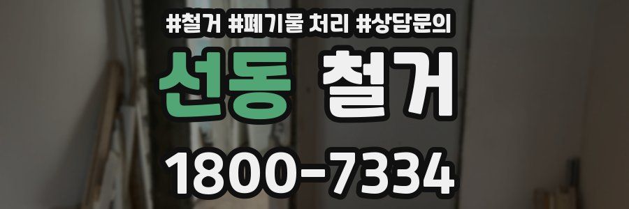 선동 철거