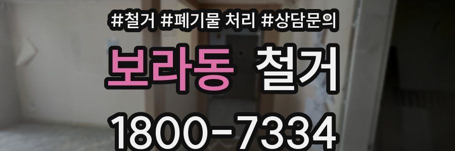 보라동 철거