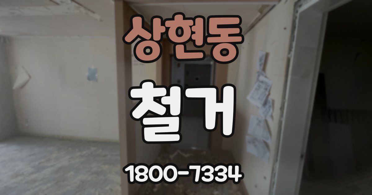 상현동 철거
