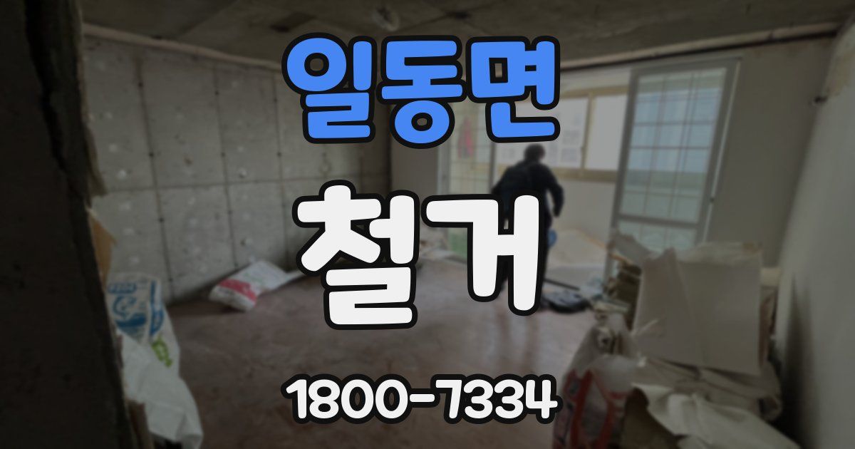 일동면 철거