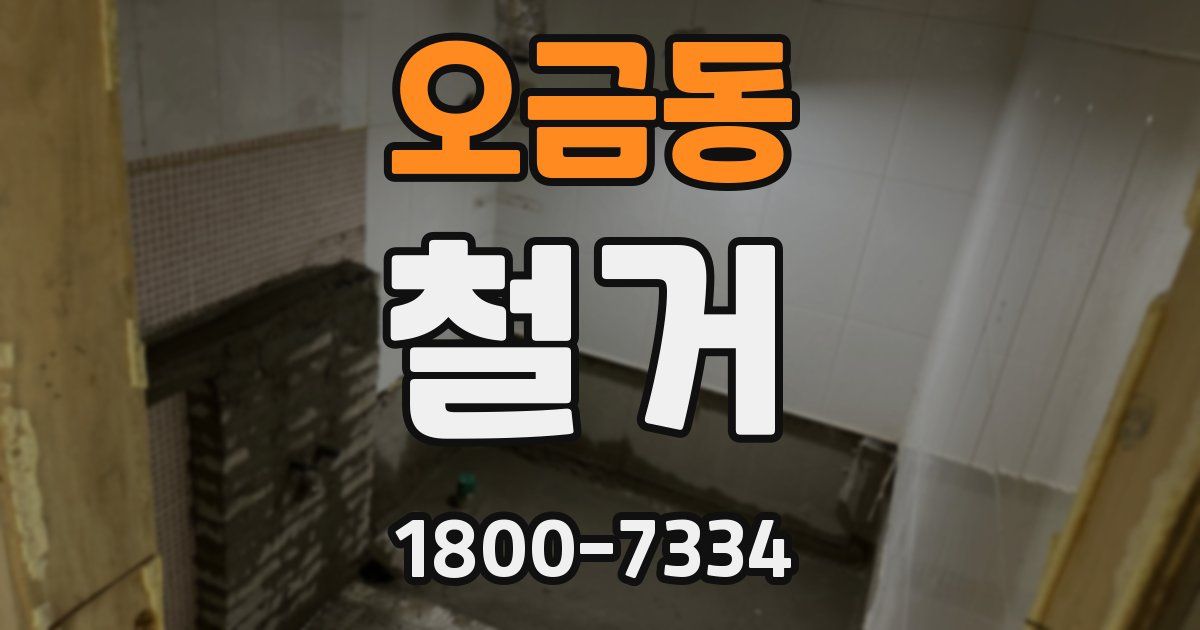 오금동 철거