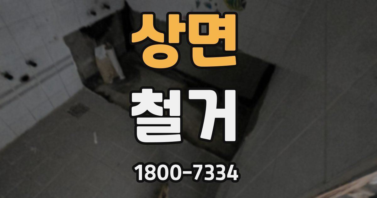 상면 철거