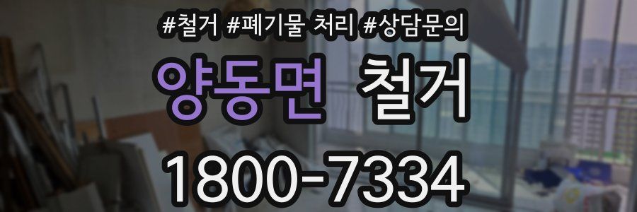 양동면 철거