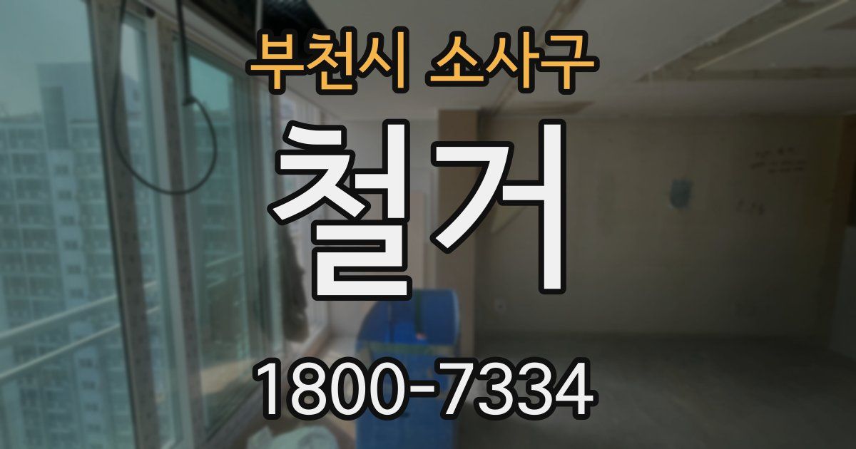 부천시 소사구 철거