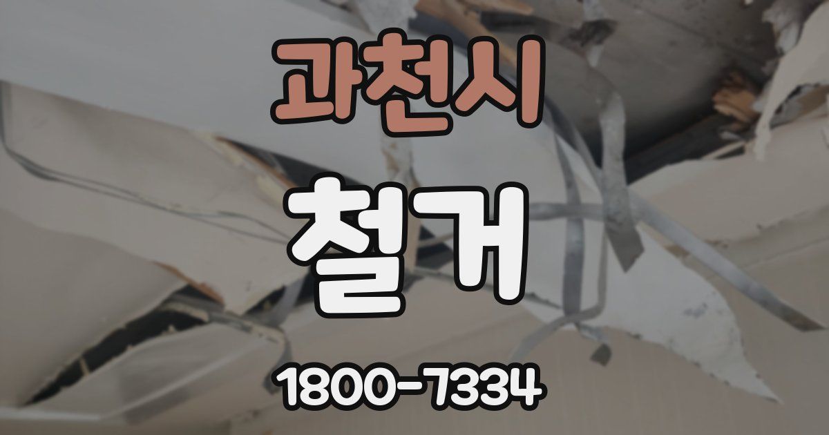 과천시 철거