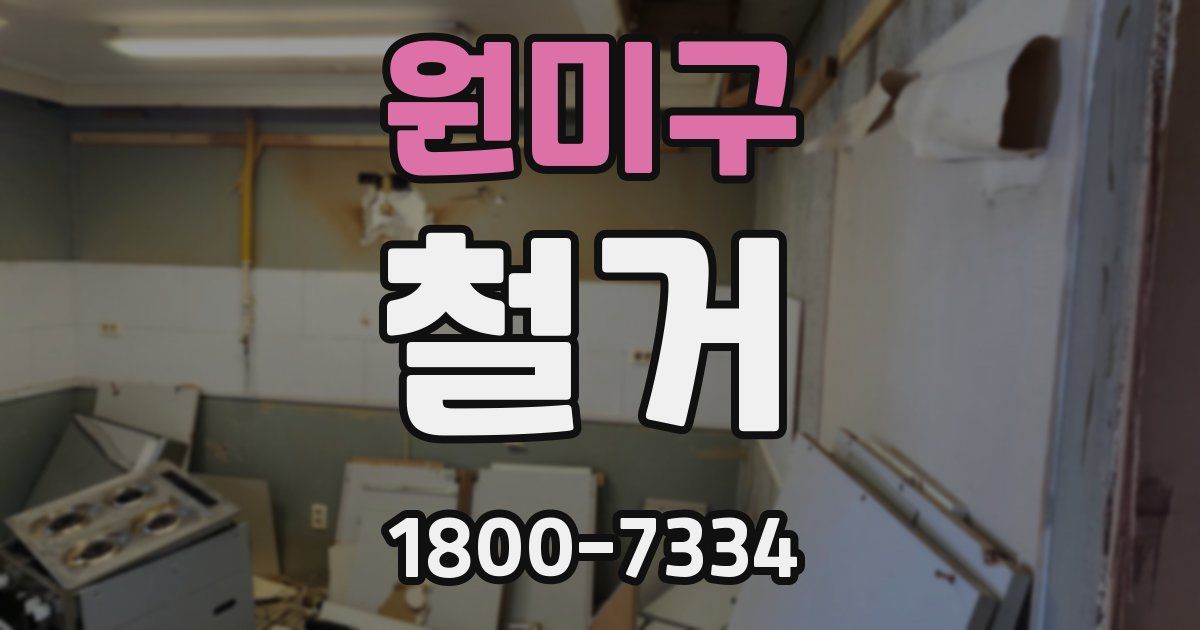 원미구 철거