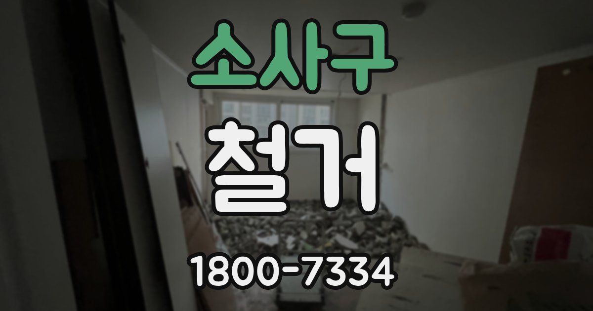 소사구 철거