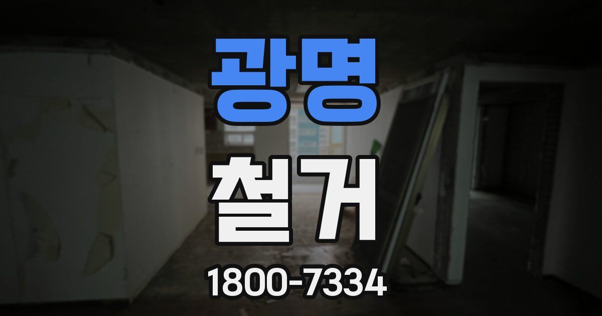 광명 철거