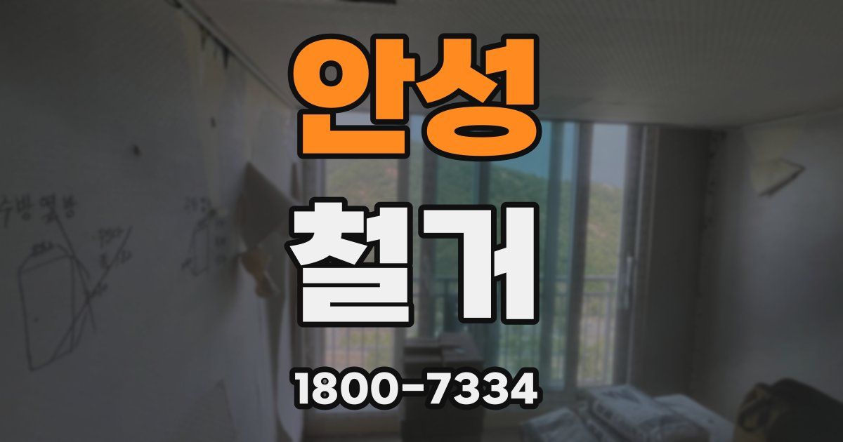 안성 철거