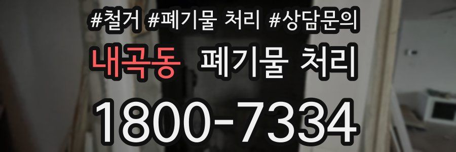 내곡동 폐기물 처리