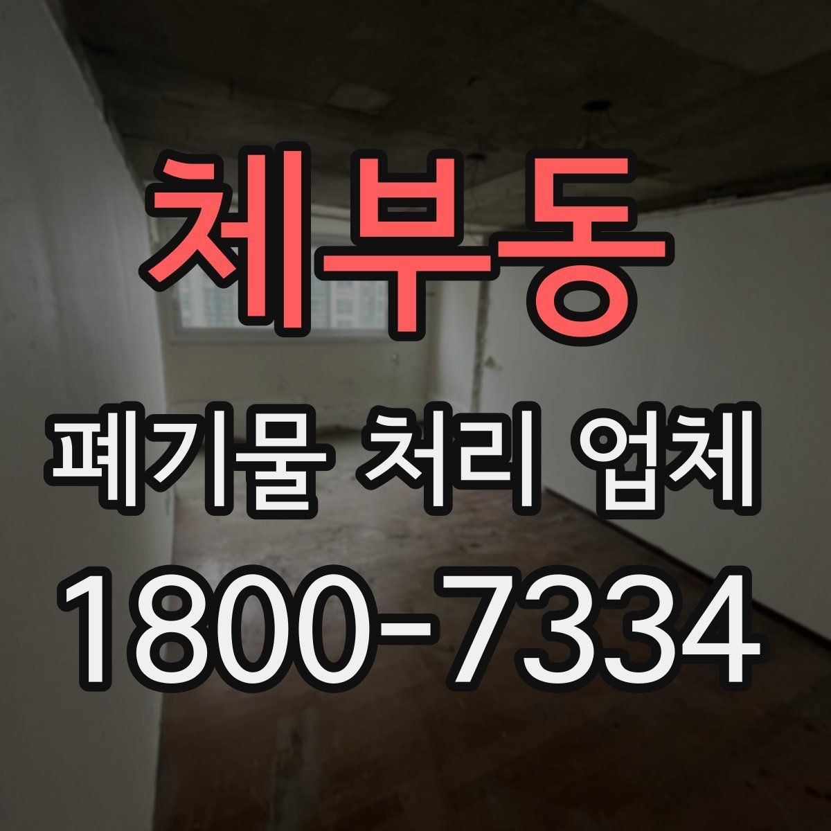 체부동 폐기물 처리 업체 이용 시 주의사항 정리