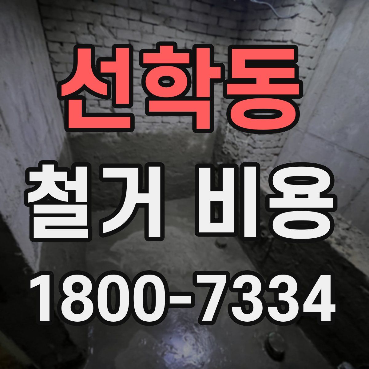 선학동 철거 비용