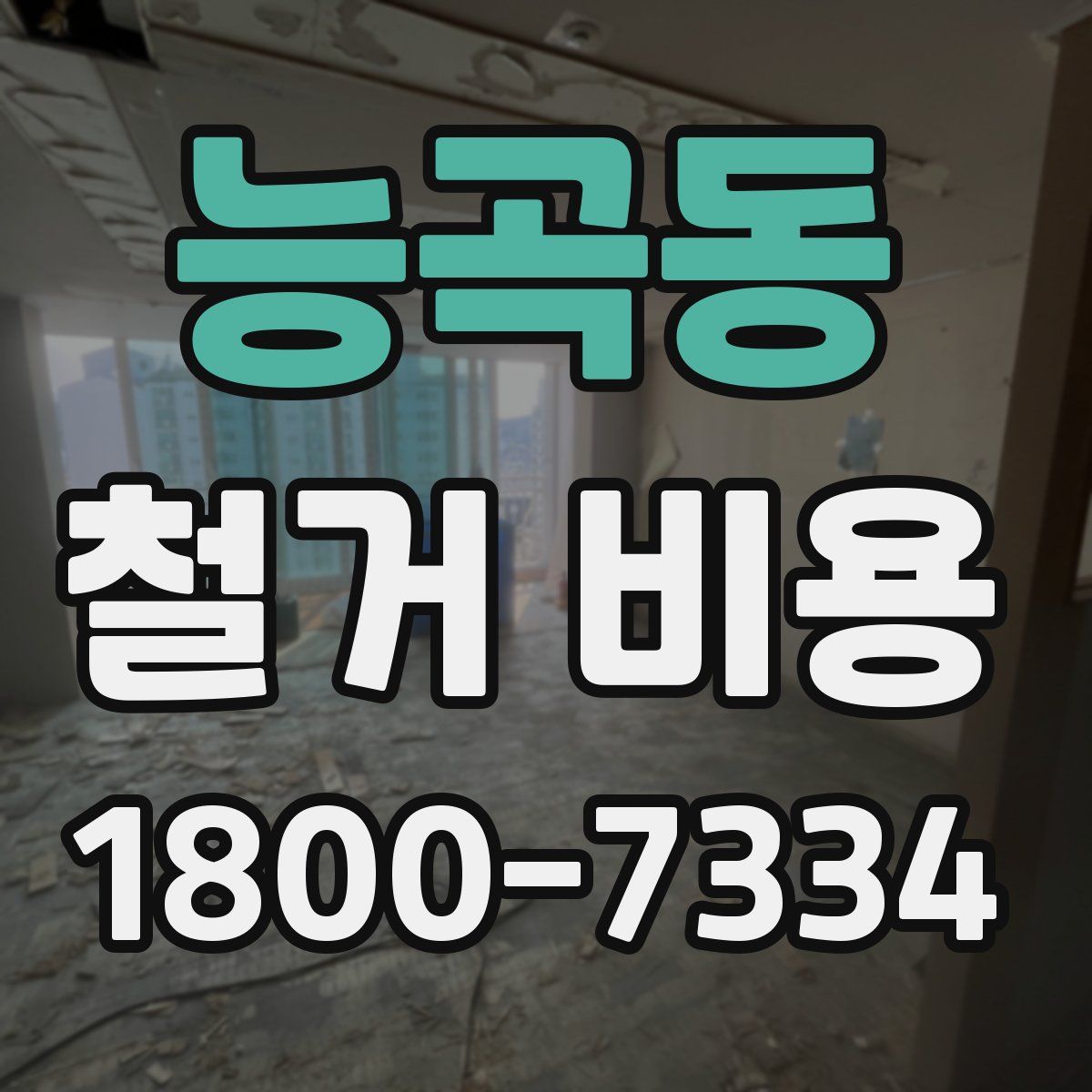 능곡동 철거 비용
