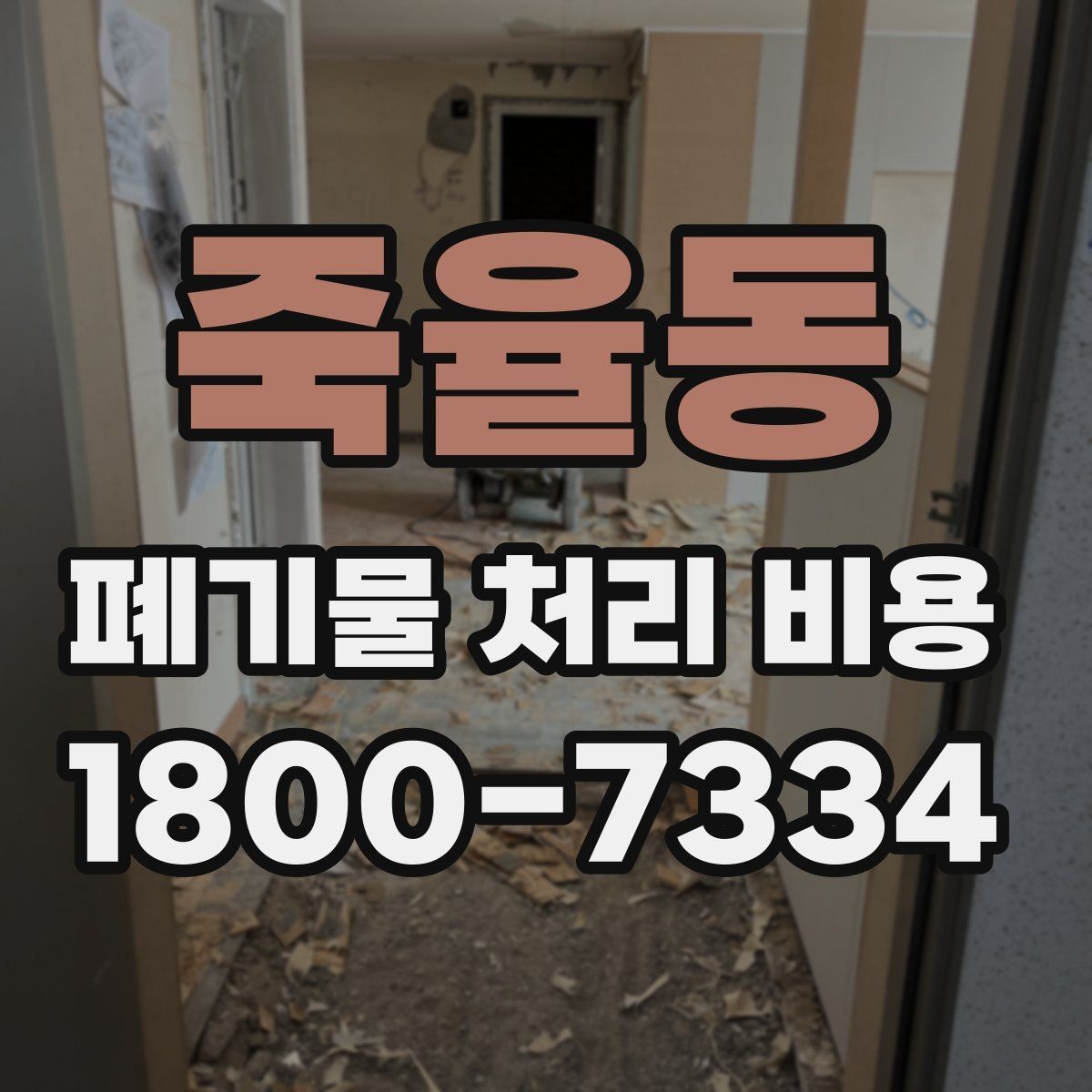 죽율동 폐기물 처리 비용 비교할 때 기준이 되는 요소