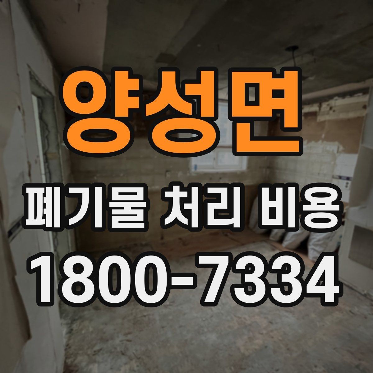 양성면 폐기물 처리 비용 정리: 품목별로 보는 기준