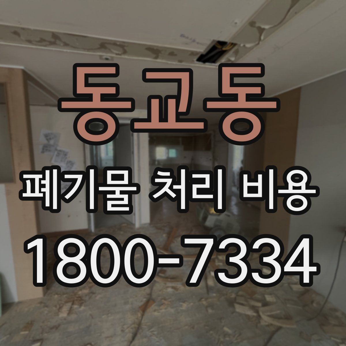 동교동 폐기물 처리 비용 정리, 문의 전 체크사항