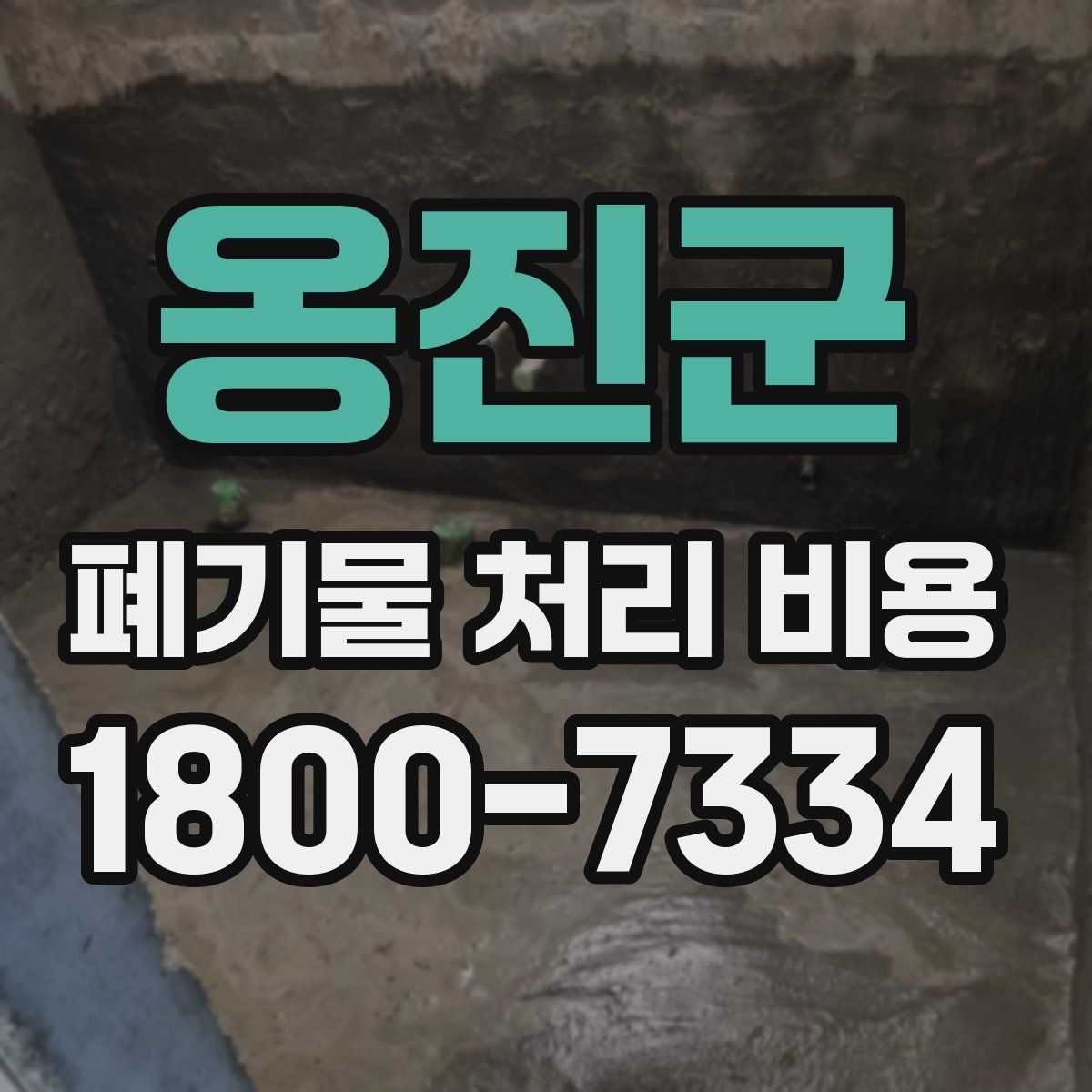 옹진군 폐기물 처리 비용
