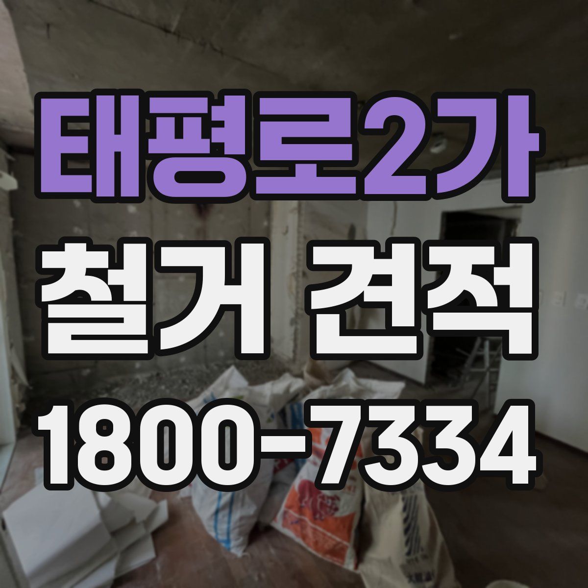 태평로2가 철거 견적