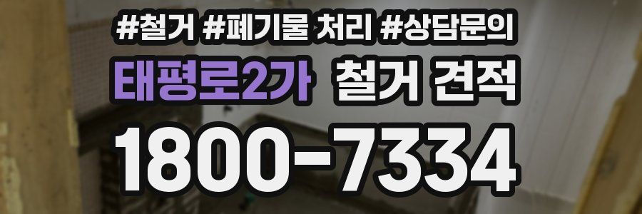 태평로2가 철거 견적