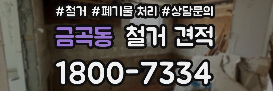 금곡동 철거 견적