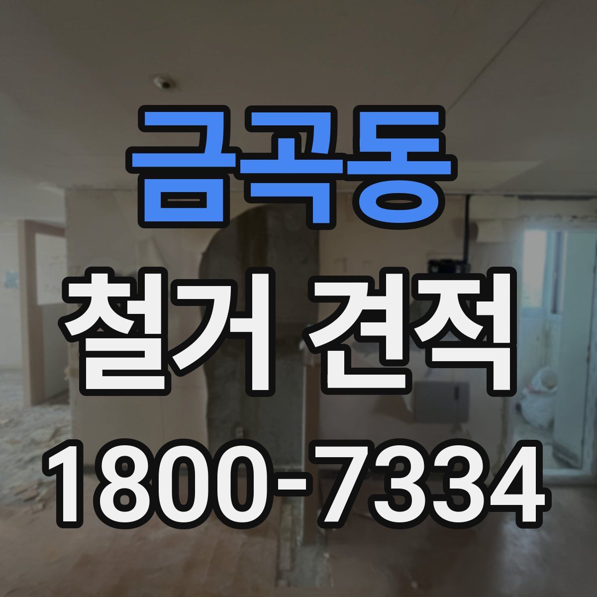금곡동 철거 견적