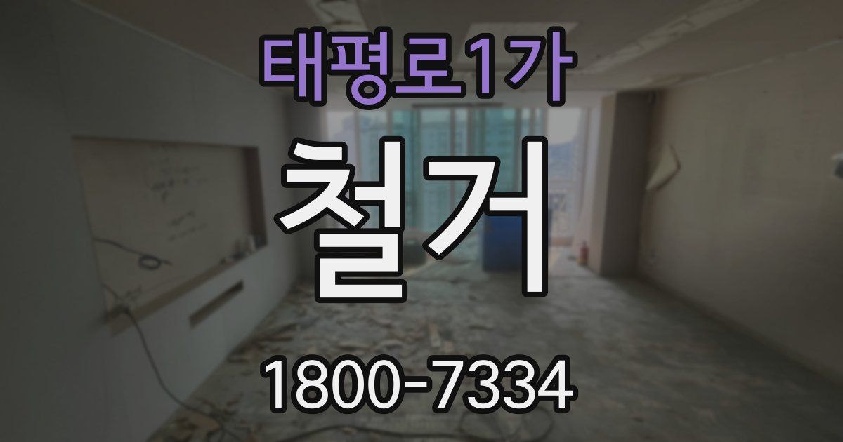 태평로1가 철거