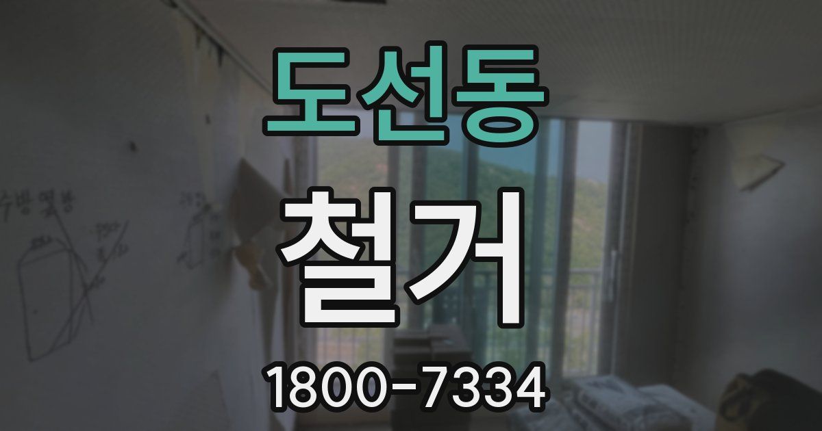 도선동 철거