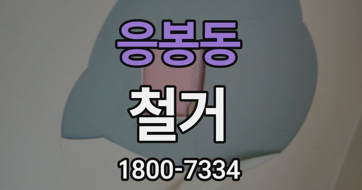 응봉동 철거