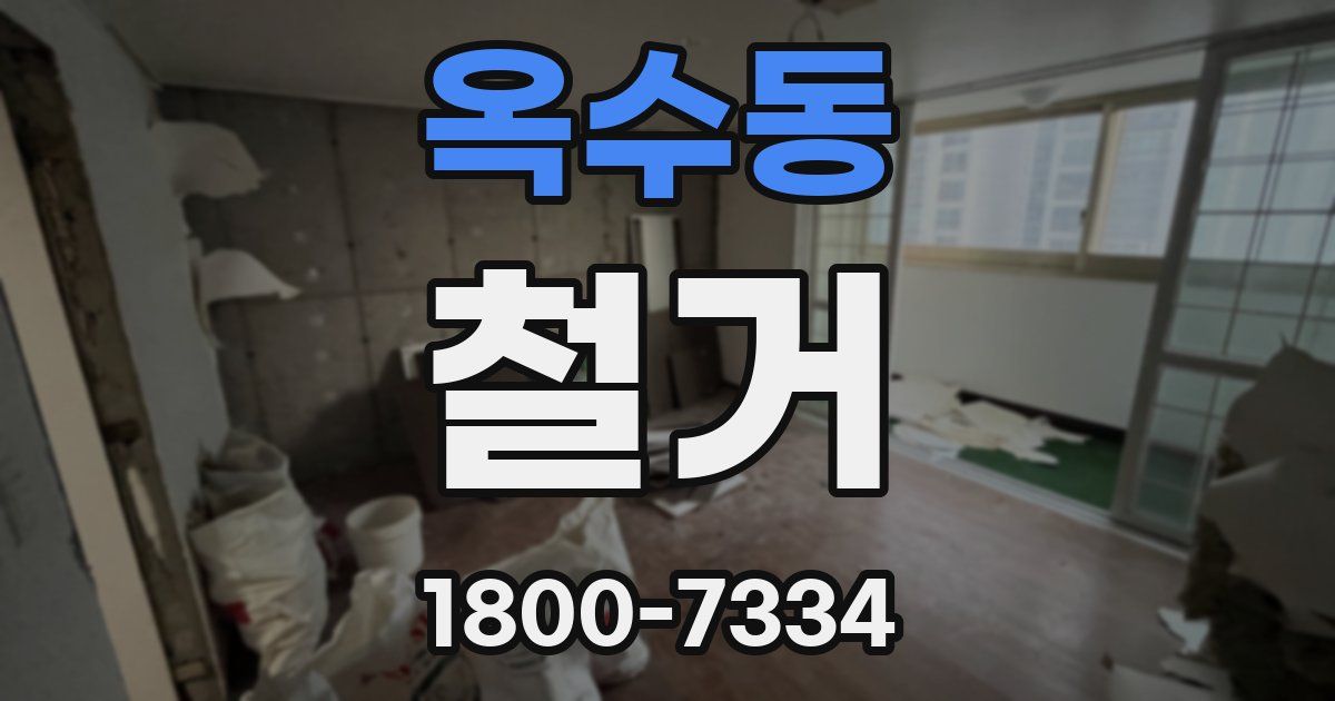 옥수동 철거