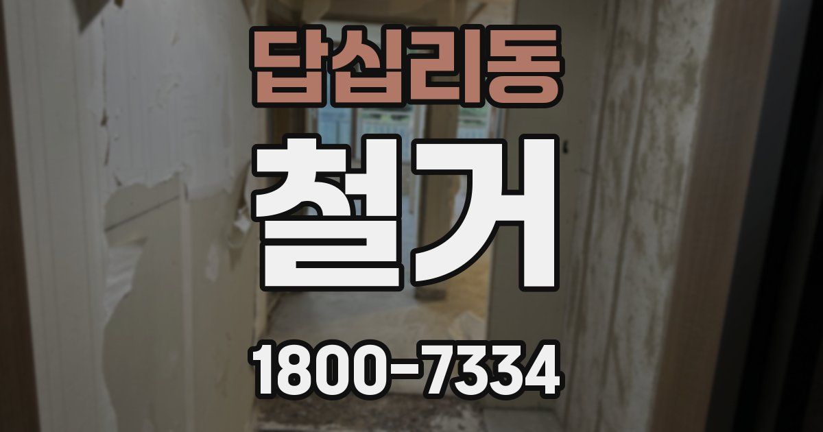 답십리동 철거