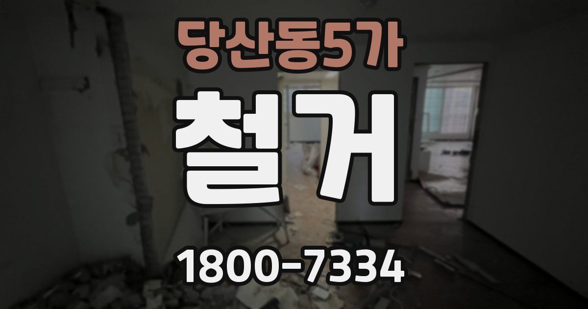 당산동5가 철거