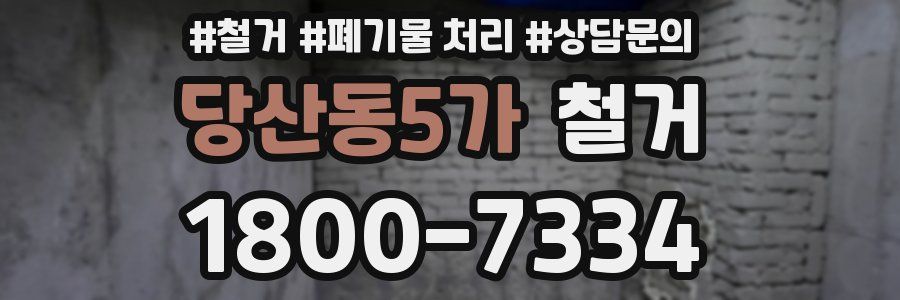 당산동5가 철거