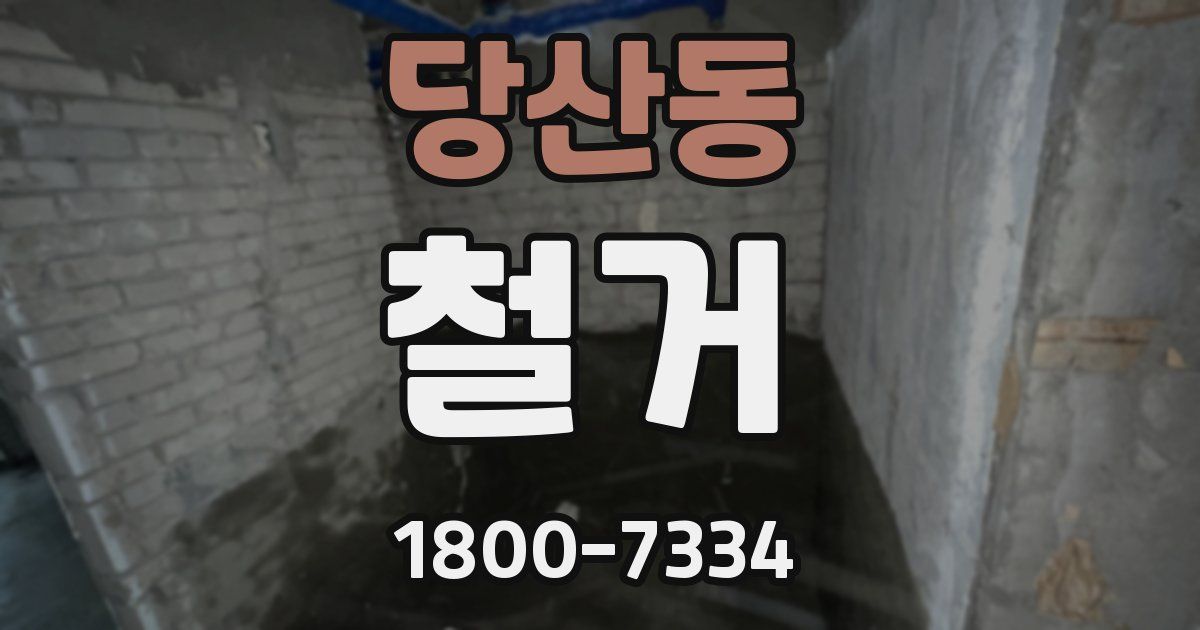 당산동 철거