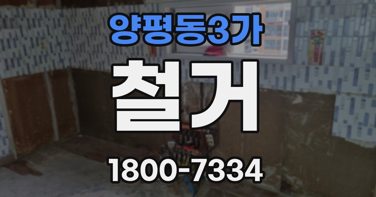 양평동3가 철거