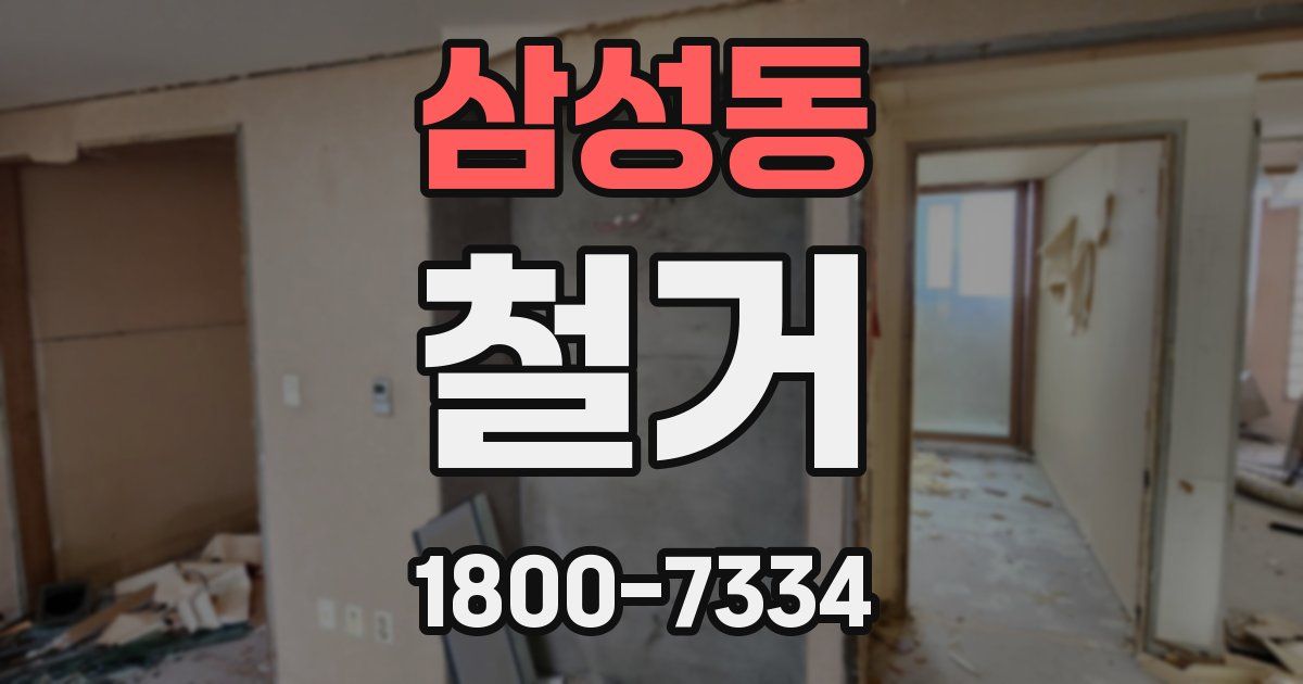 삼성동 철거
