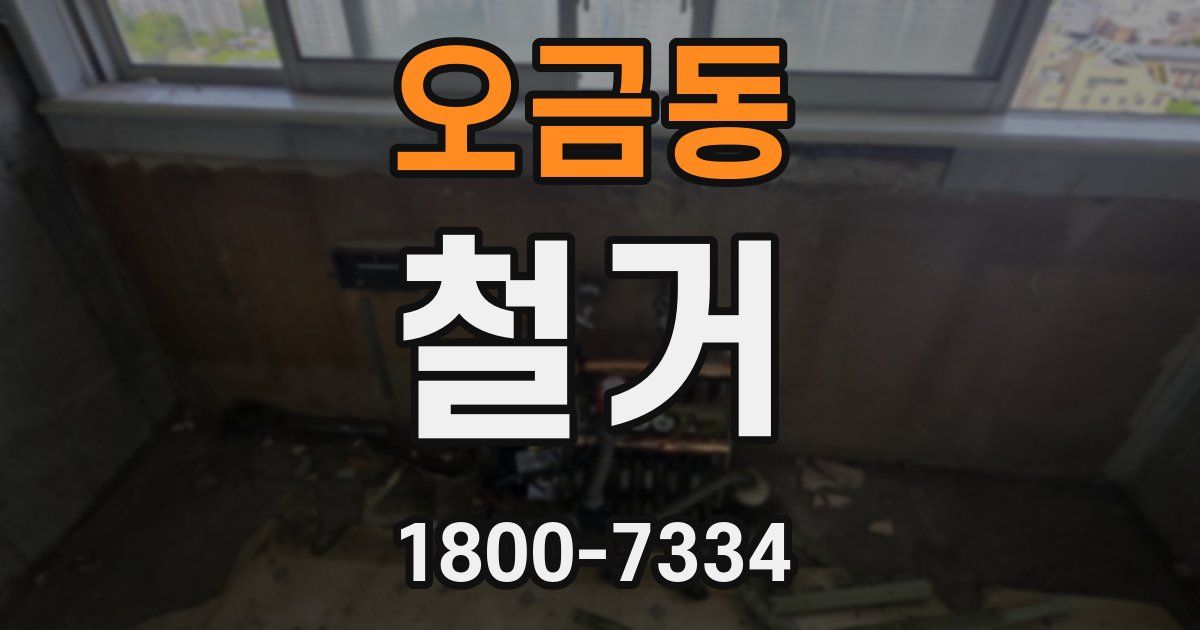오금동 철거
