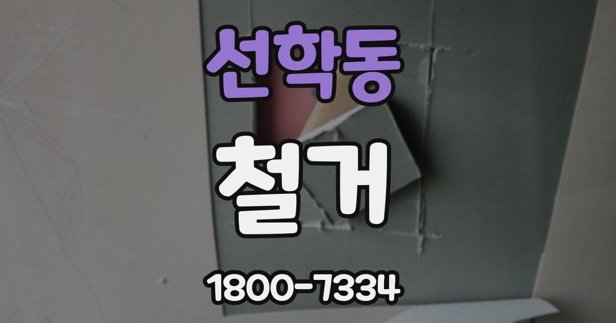 선학동 철거