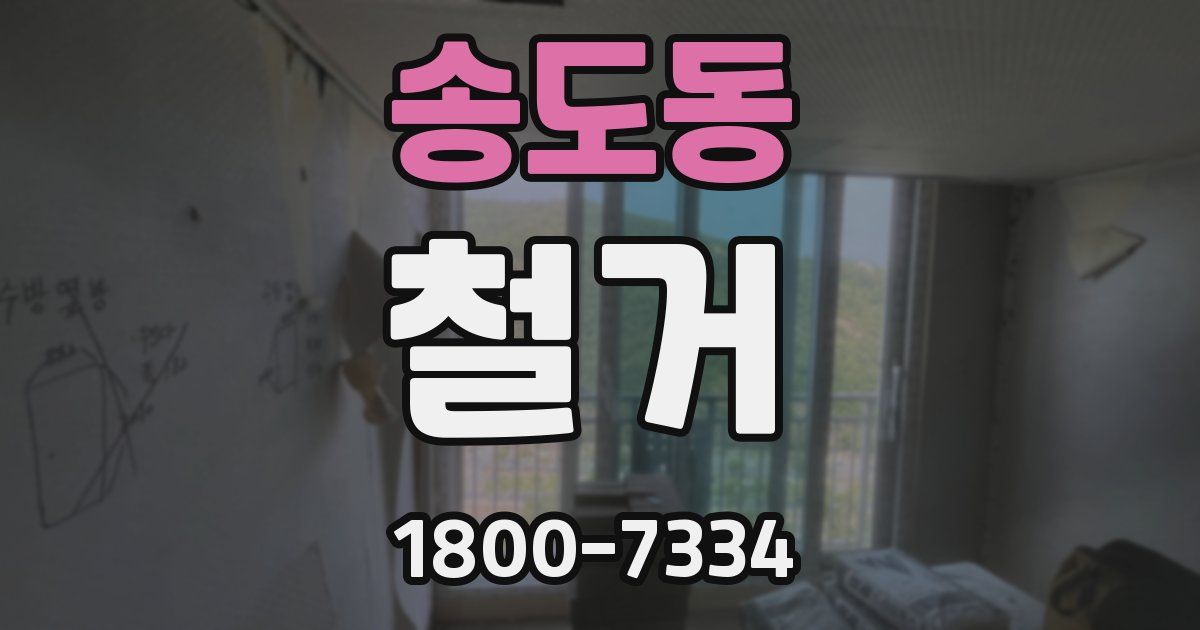 송도동 철거