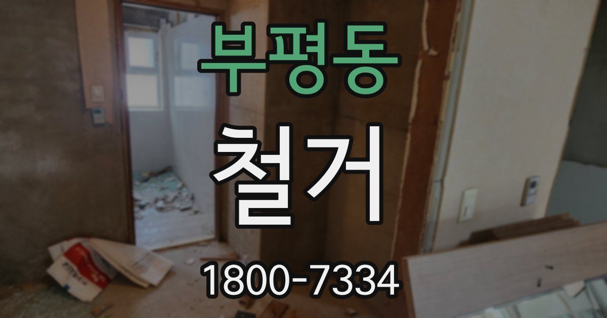 부평동 철거