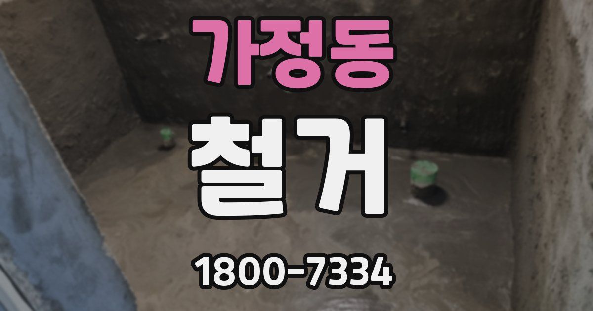 가정동 철거