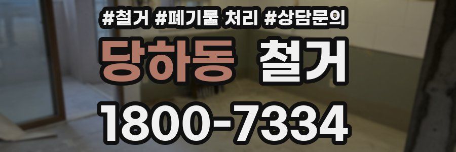 당하동 철거