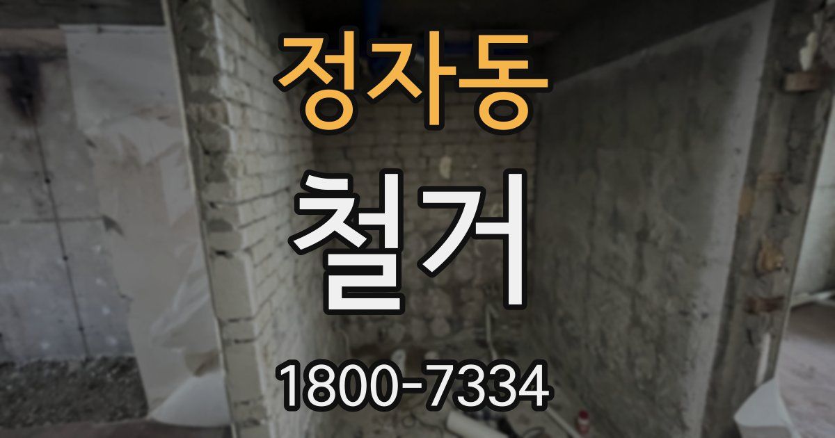 정자동 철거