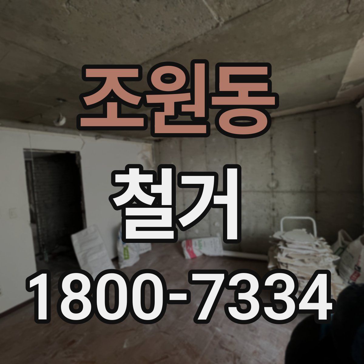 조원동 철거