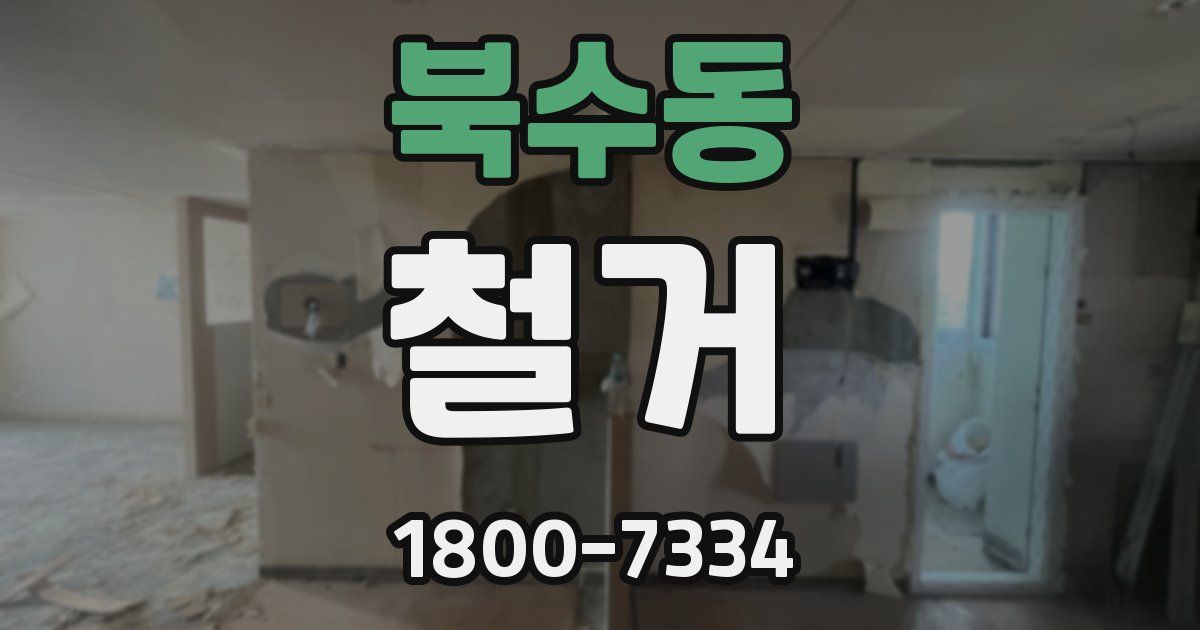 북수동 철거