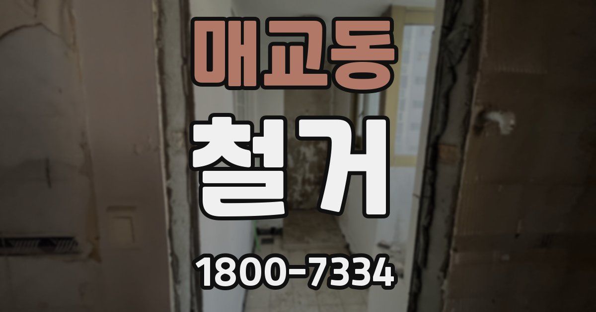 매교동 철거