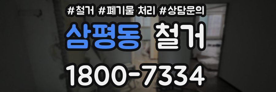 삼평동 철거