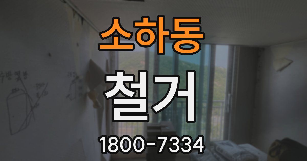 소하동 철거
