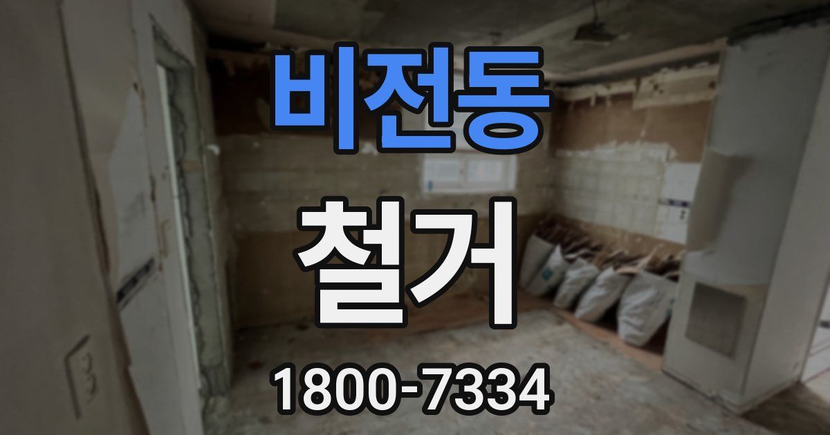 비전동 철거