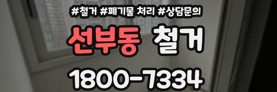 선부동 철거